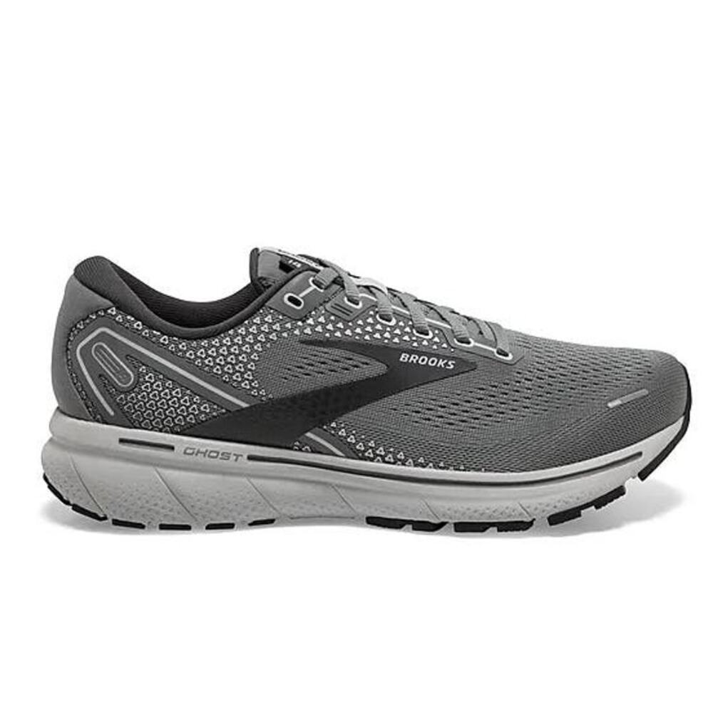 Brooks Ghost 14 Running Shoes Mesh Low Top Lace Up Road Outdoor Gray 10 4E